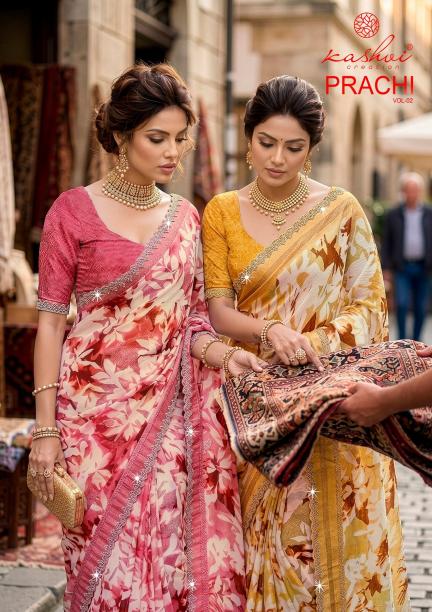 Kashvi prachi vol 2 sarees surat wholesale